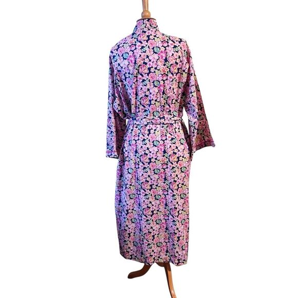 NWT Floral Mahogany Pink Robe - Large - Picture 5 of 9